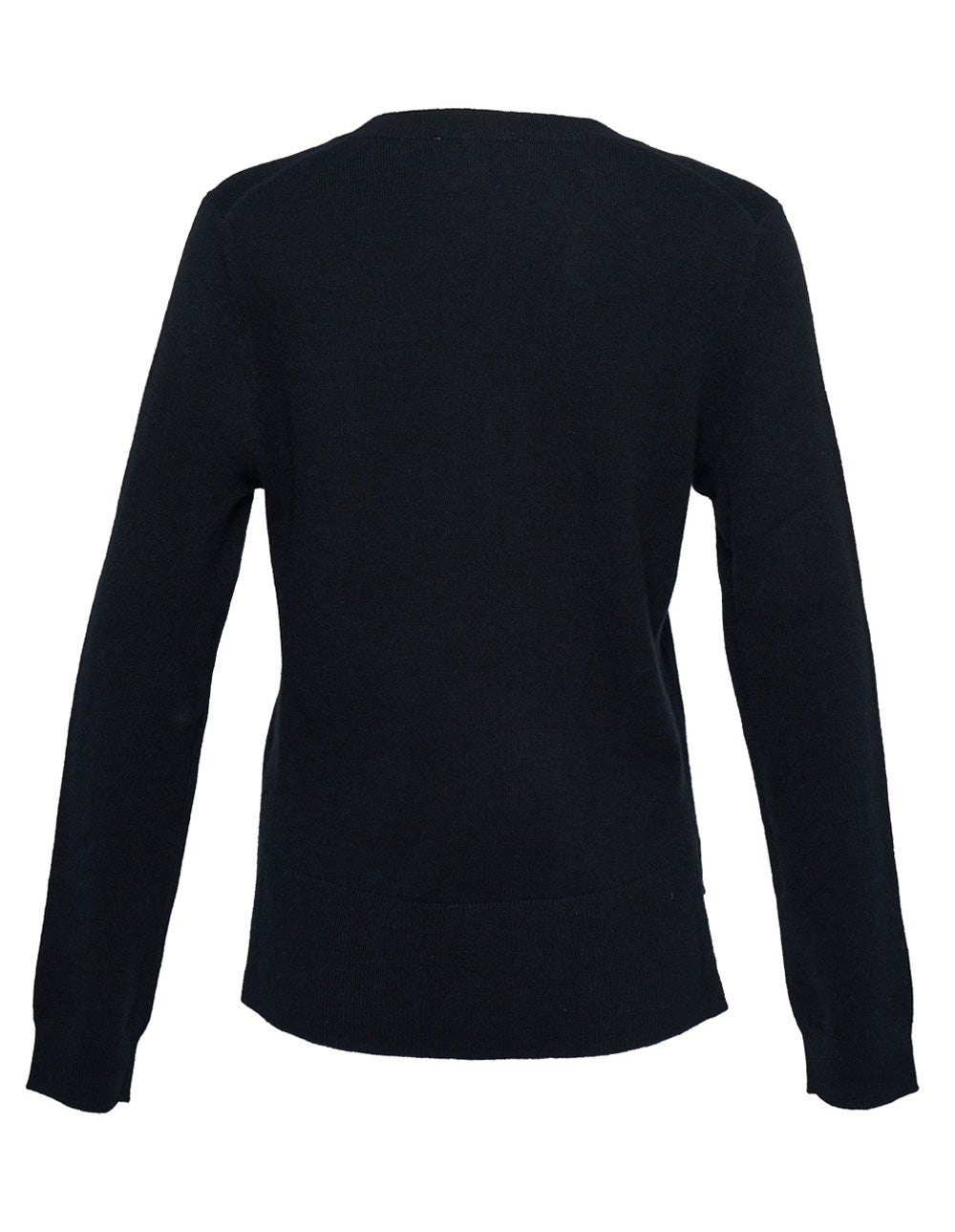 Recycled Cashmere Fitted V-Neck Sweater
