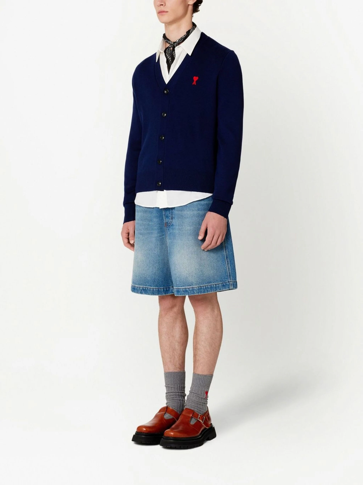 Red AMI de Coeur Cardigan