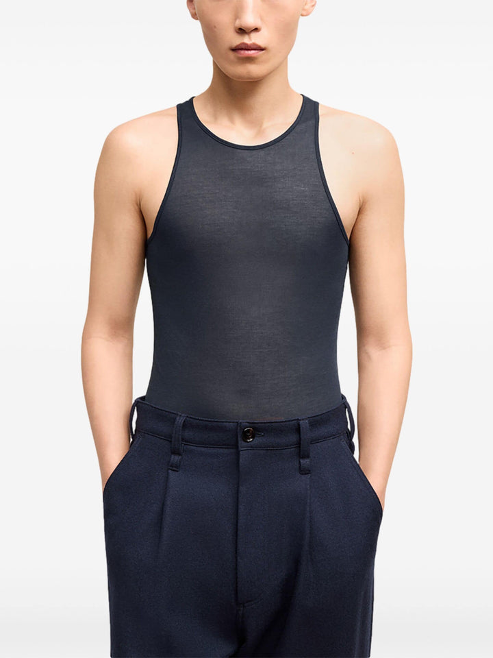 Low Cut Fluid Tank Top