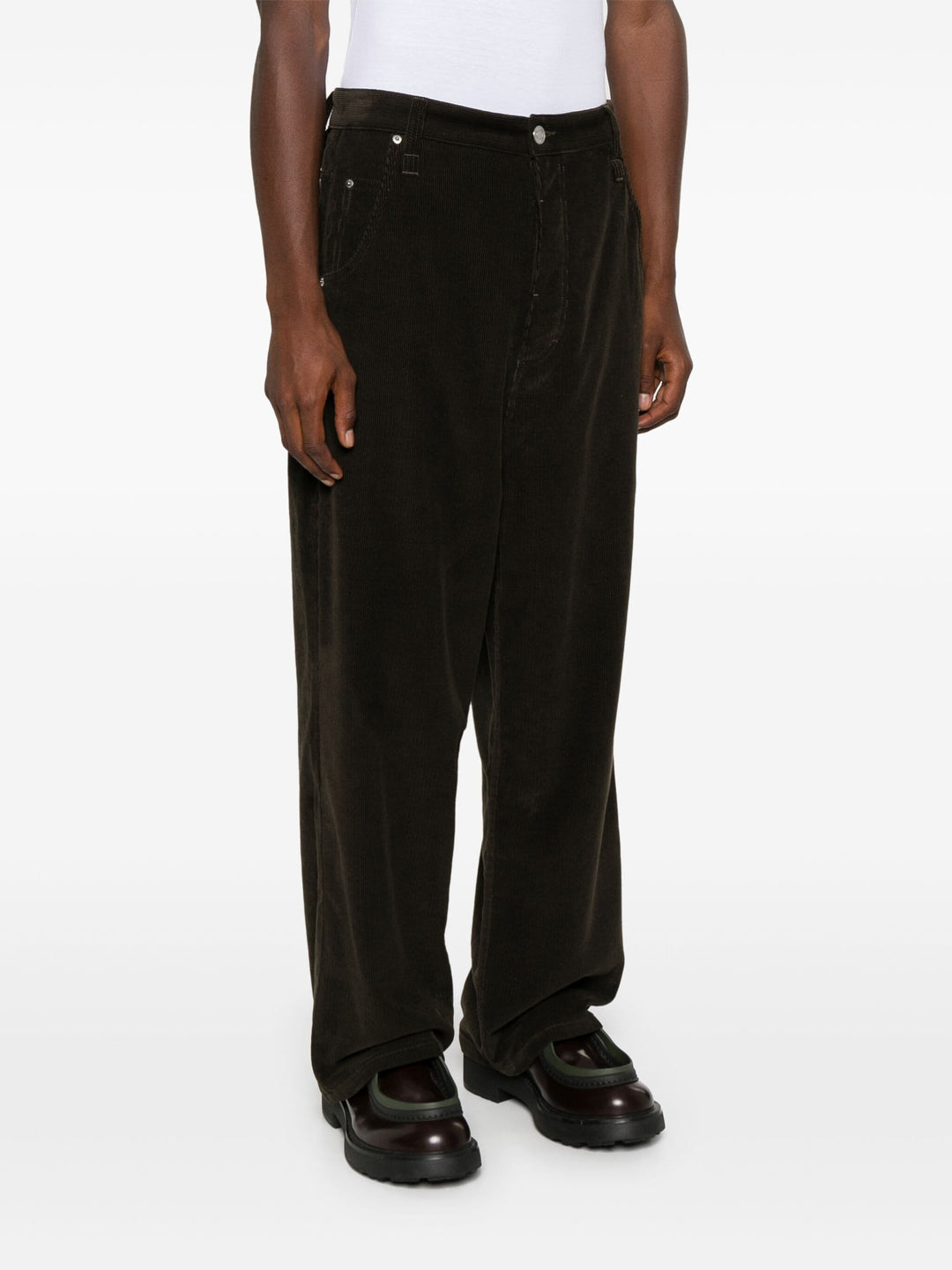 Baggy Fit Trousers Corduroy