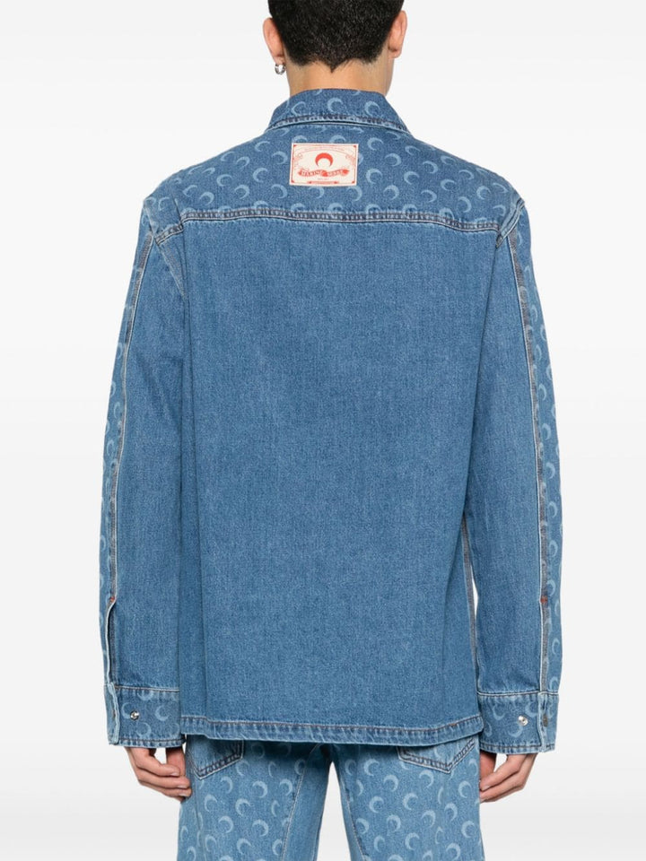 Moon Laser Denim Overshirt