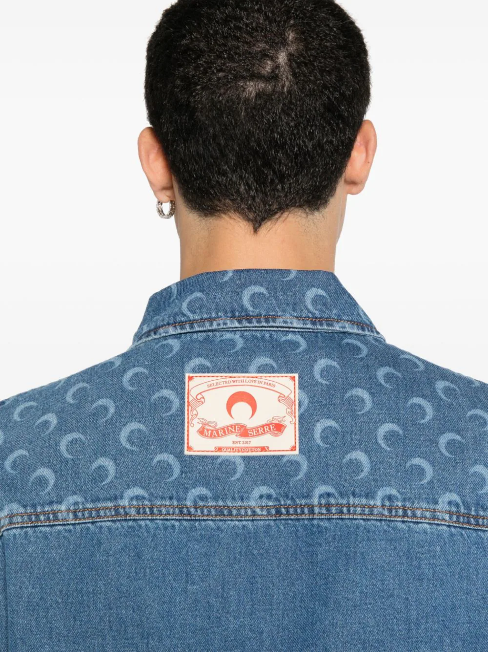 Moon Laser Denim Overshirt