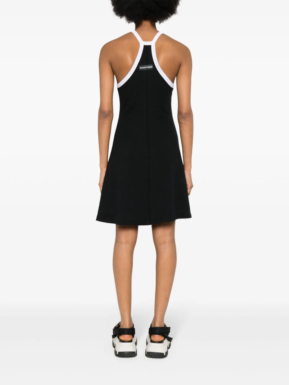 Moon Logo Ribbed Jersey Dress