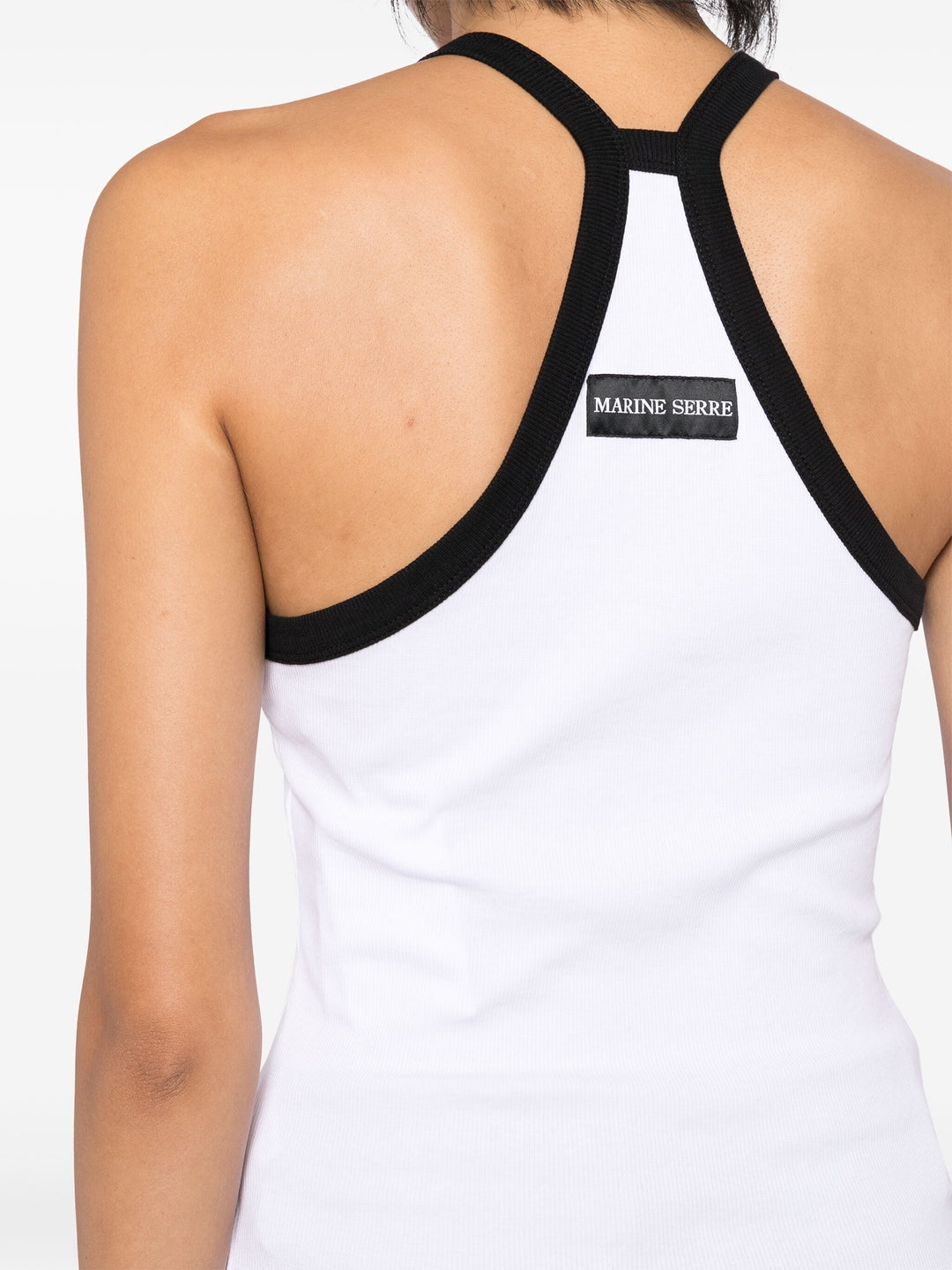 Moon Logo Ribbed Jersey Tank Top