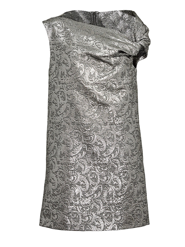 Metallic Emb Dress