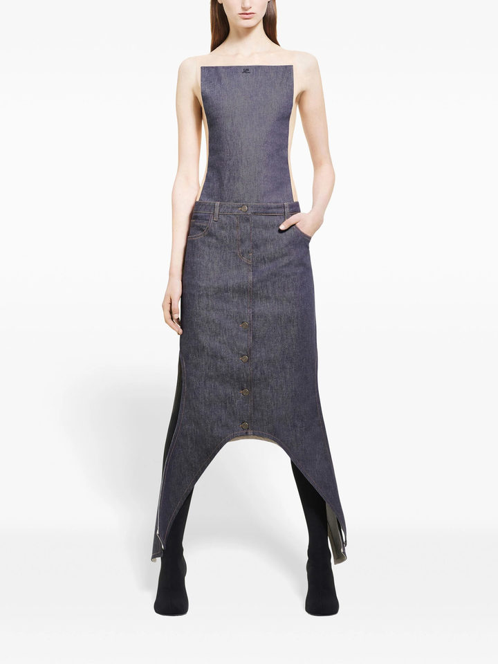 Frame Illusion Hooded Bodysuit