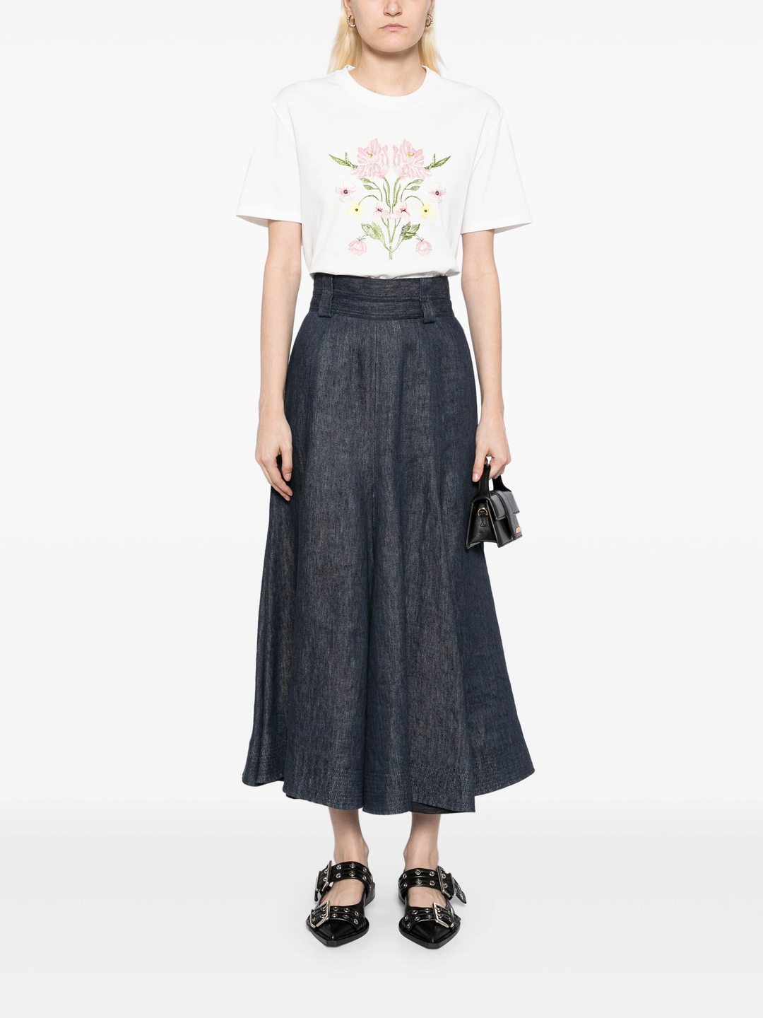 Embroidered Jersey T-Shirt