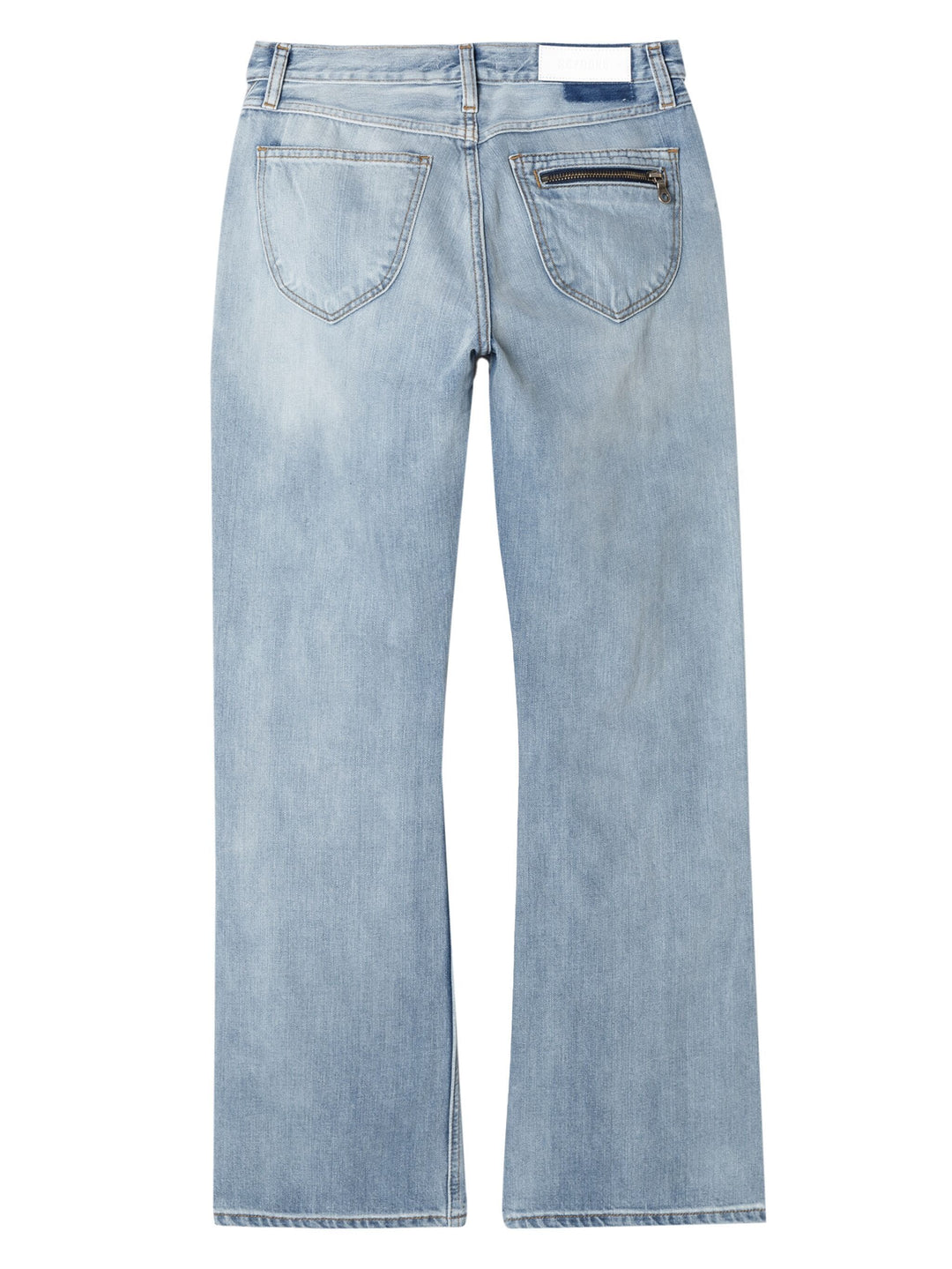 Mid Rise Kick Flare Jeans