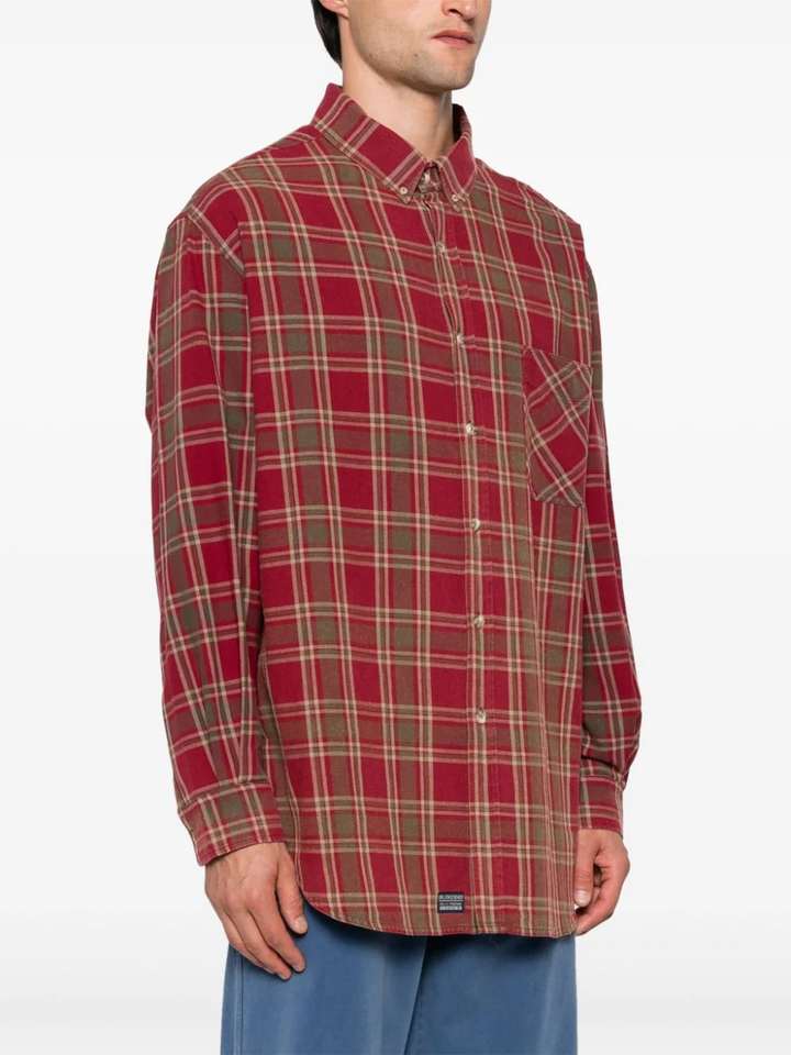 Unisex Plaid Woven Shirt