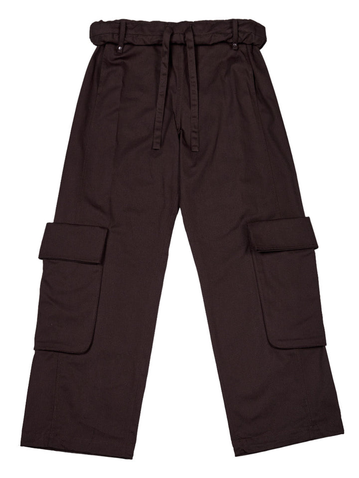 Rolled Waist Cargo Pants