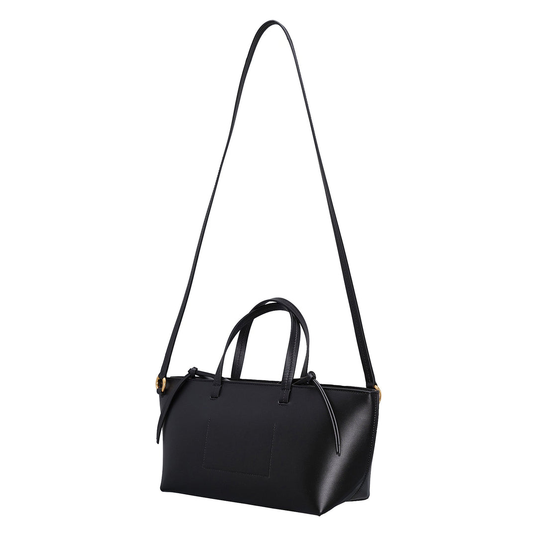 Bateau Small Smooth Plain Calf Shoulder Bag