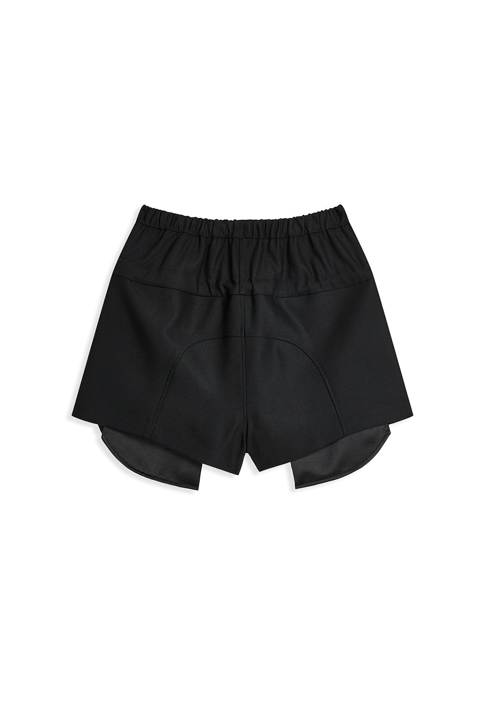 Rolled Waist Mini Shorts