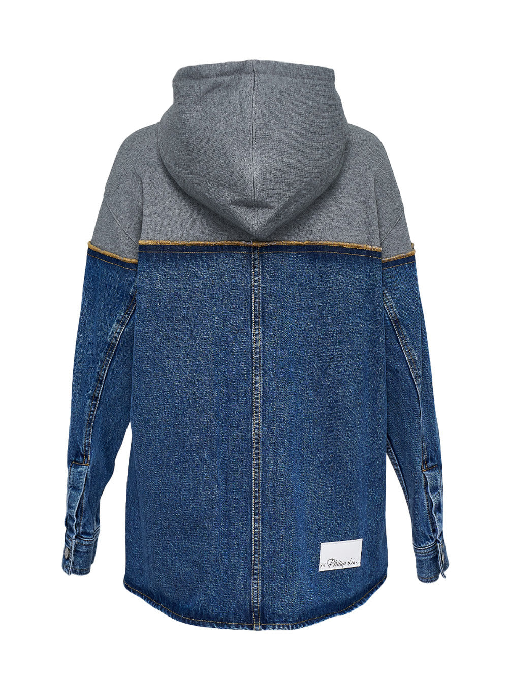 Hyrbid Denim Hoodie