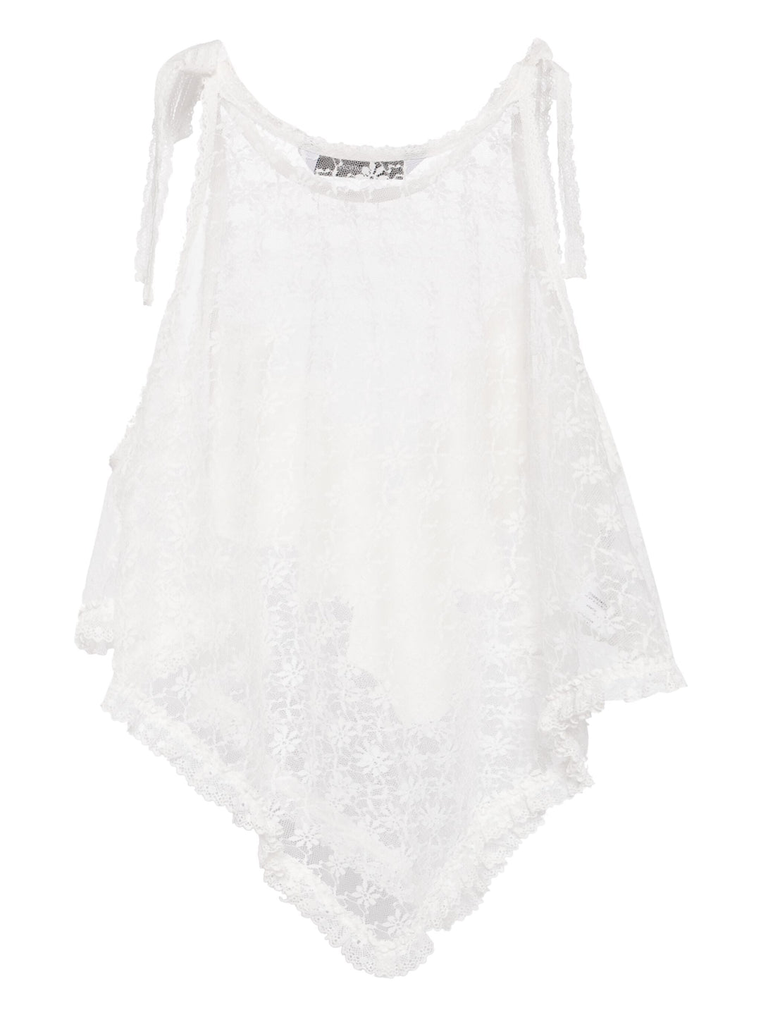 Scraf Silhouette Lace Top