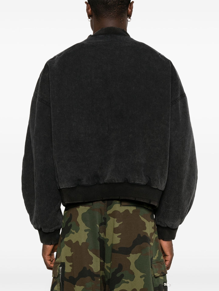 Washed Cargo Bomber Jacket