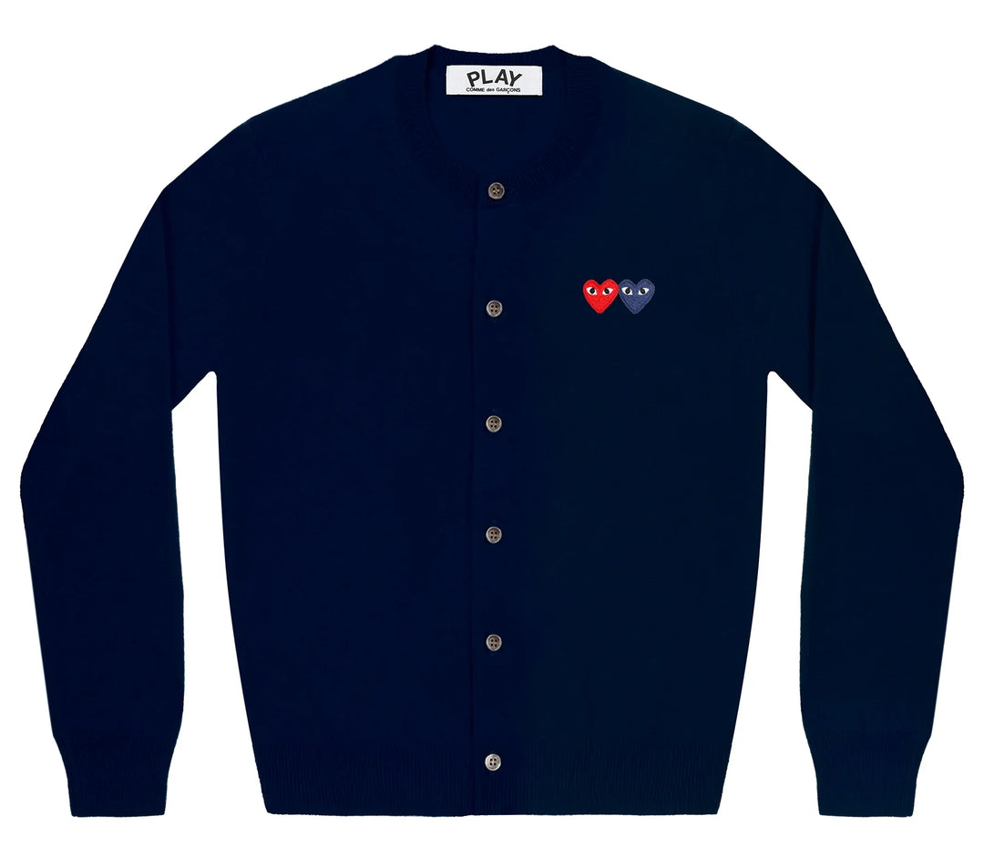 Double Hearts Cardigan Unisex