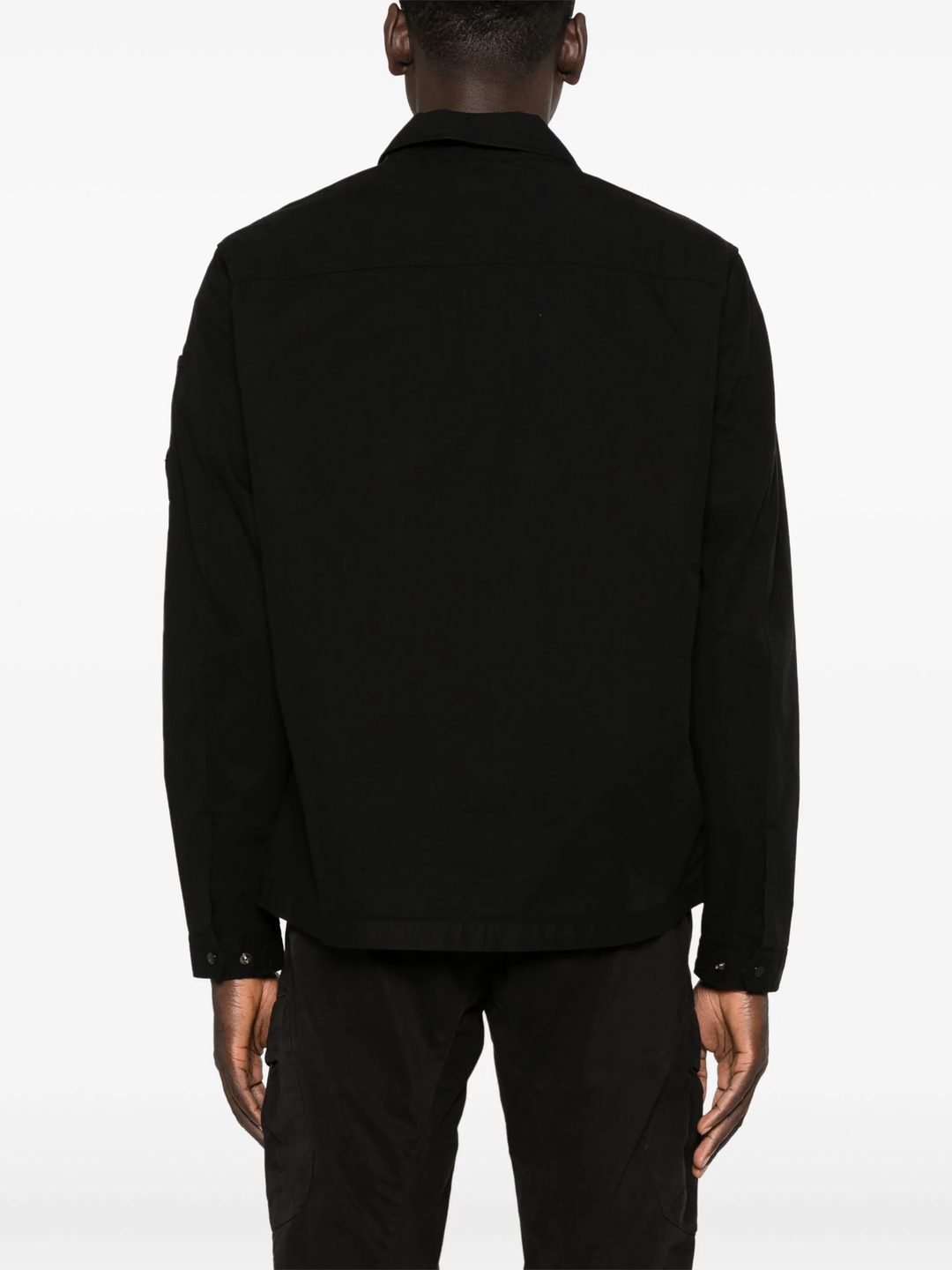Organic Gabardine Zipped Utility Jacket
