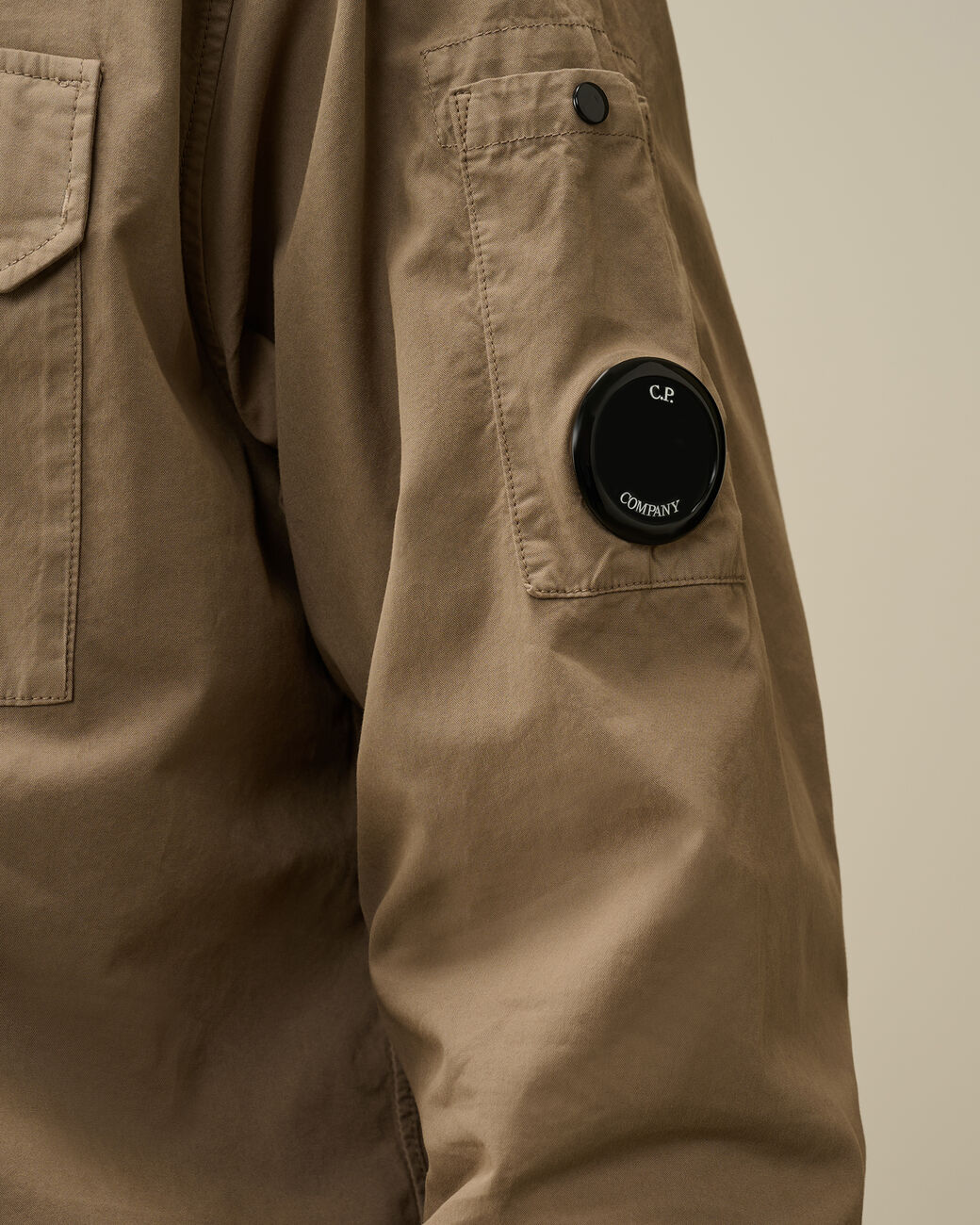 Organic Gabardine Buttoned Lens Shirt