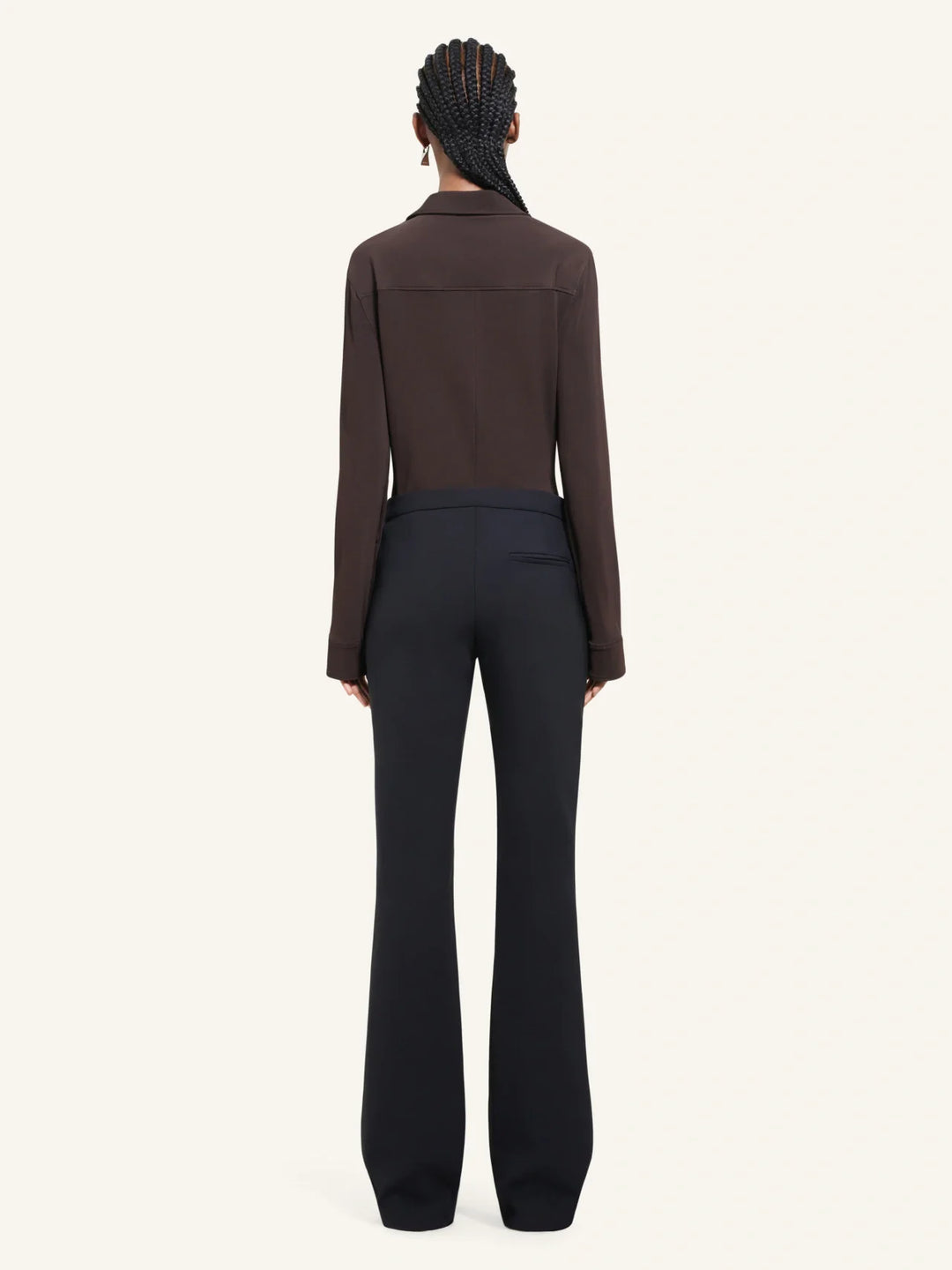Oblique Crepe Jersey Shirt