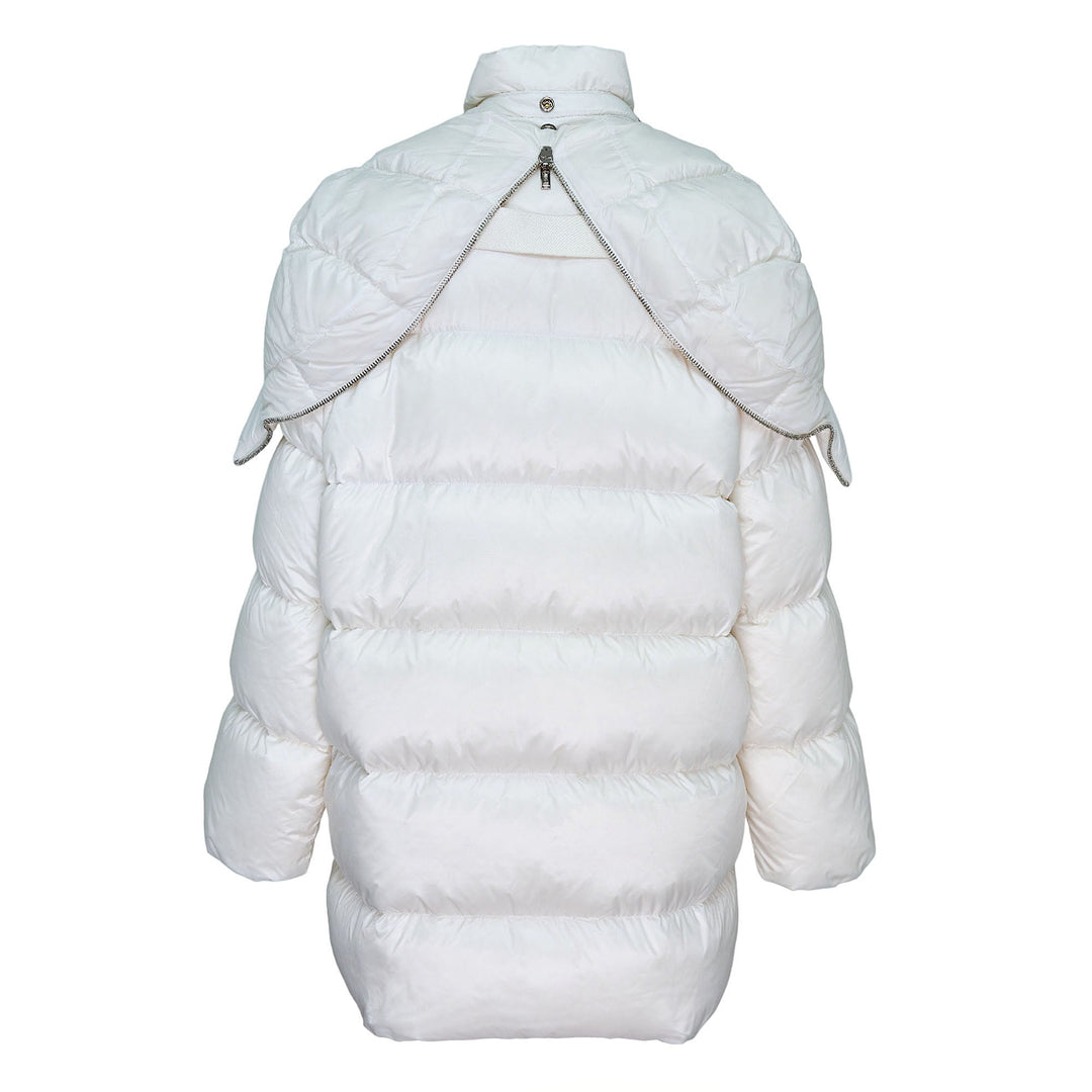 Woven Hooded Cyclopic Puffer