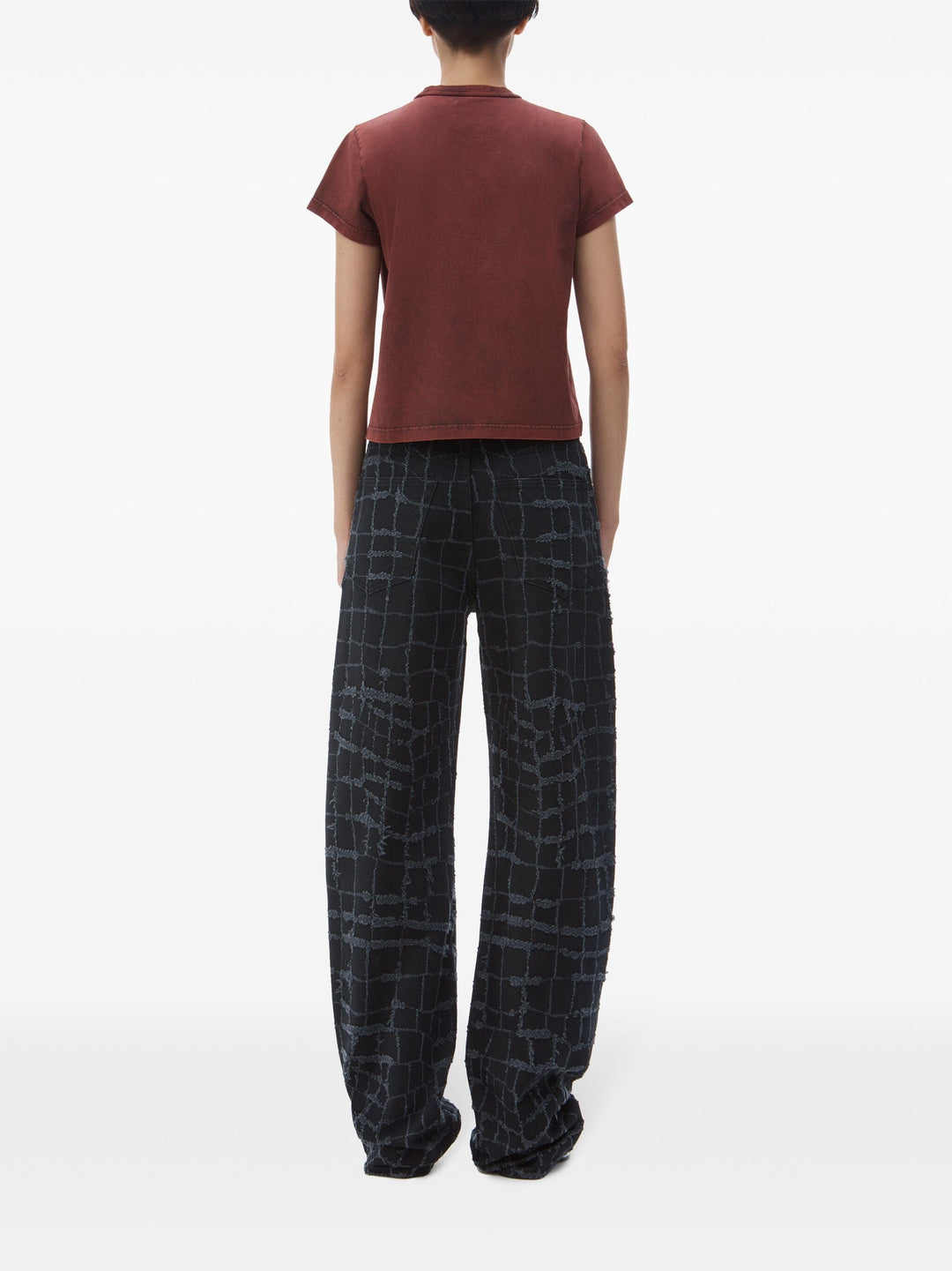 Shrunken Tee With Embossed Logo