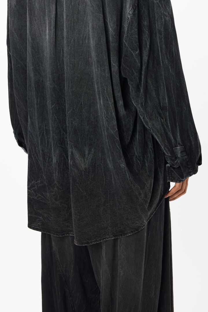 Creased Wash Button Up In Cotton Hemp Jersey