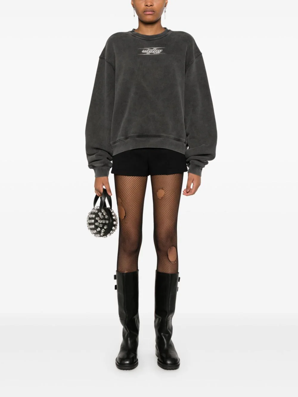 Blade Logo-Embossed Sweatshirt In Cotton Terry