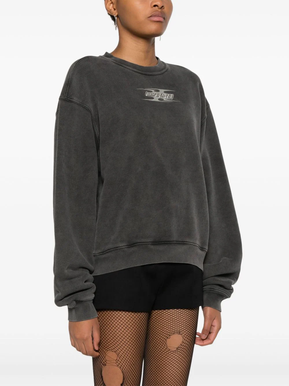 Blade Logo-Embossed Sweatshirt In Cotton Terry