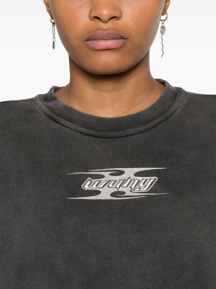 Blade Logo-Embossed Sweatshirt In Cotton Terry