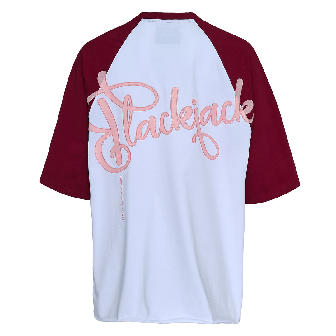 Jumbo Baseball Tee In Combed Cotton