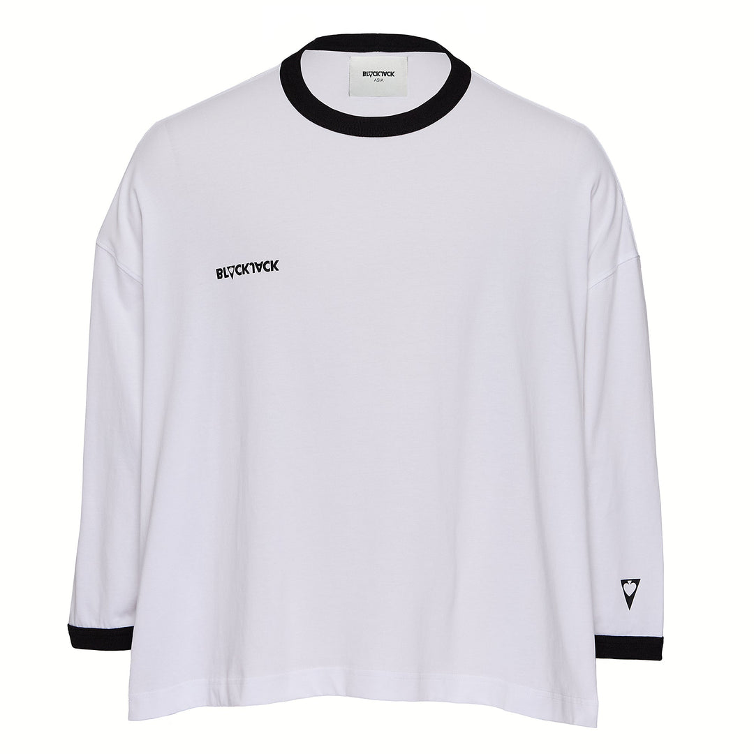 Ringer Tee In Cotton Jersey
