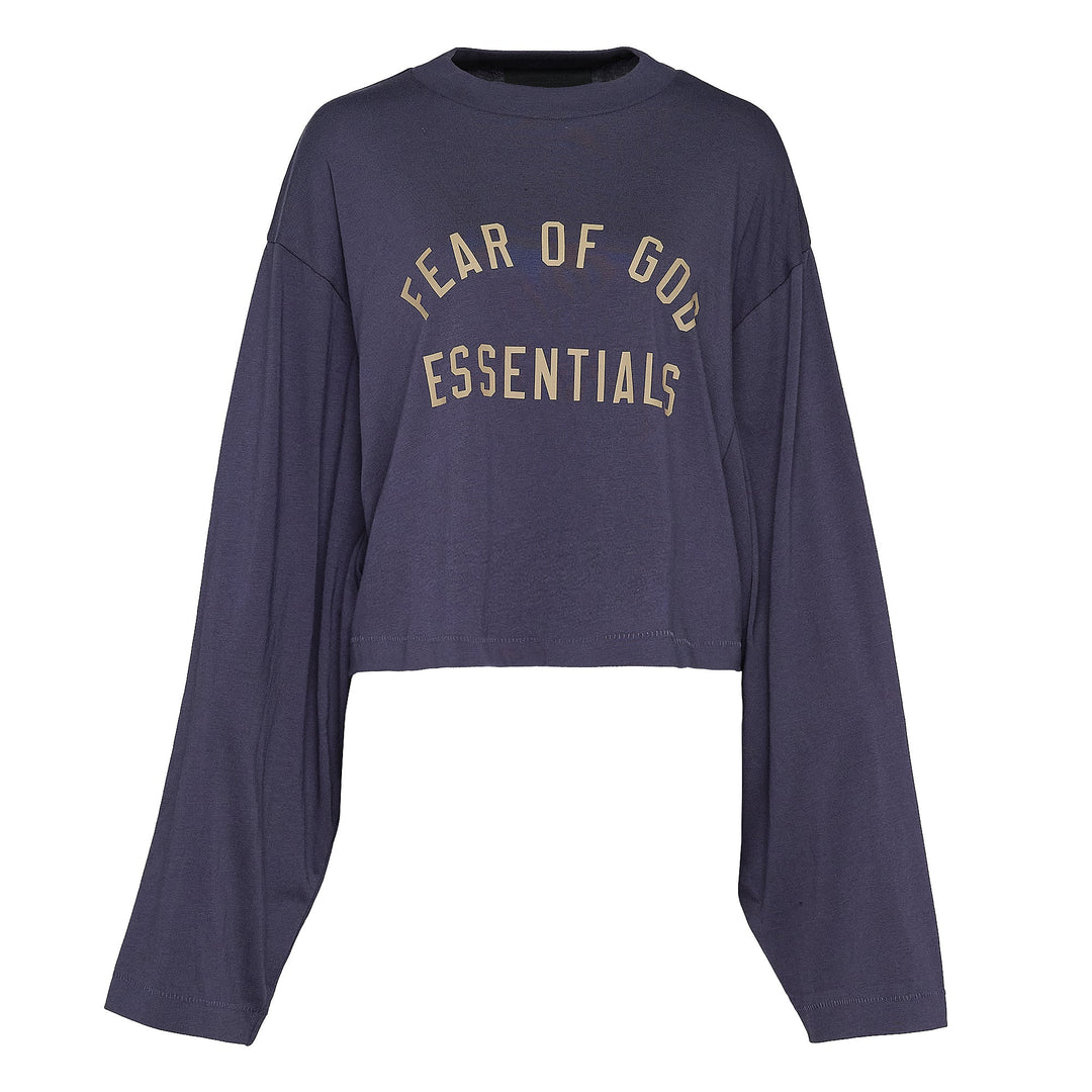 Tri-Blend Cropped Longsleeve Tee Women