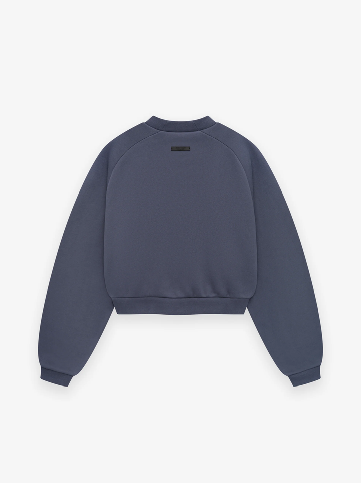 Fleece Cropped Crewneck Sweatshirt