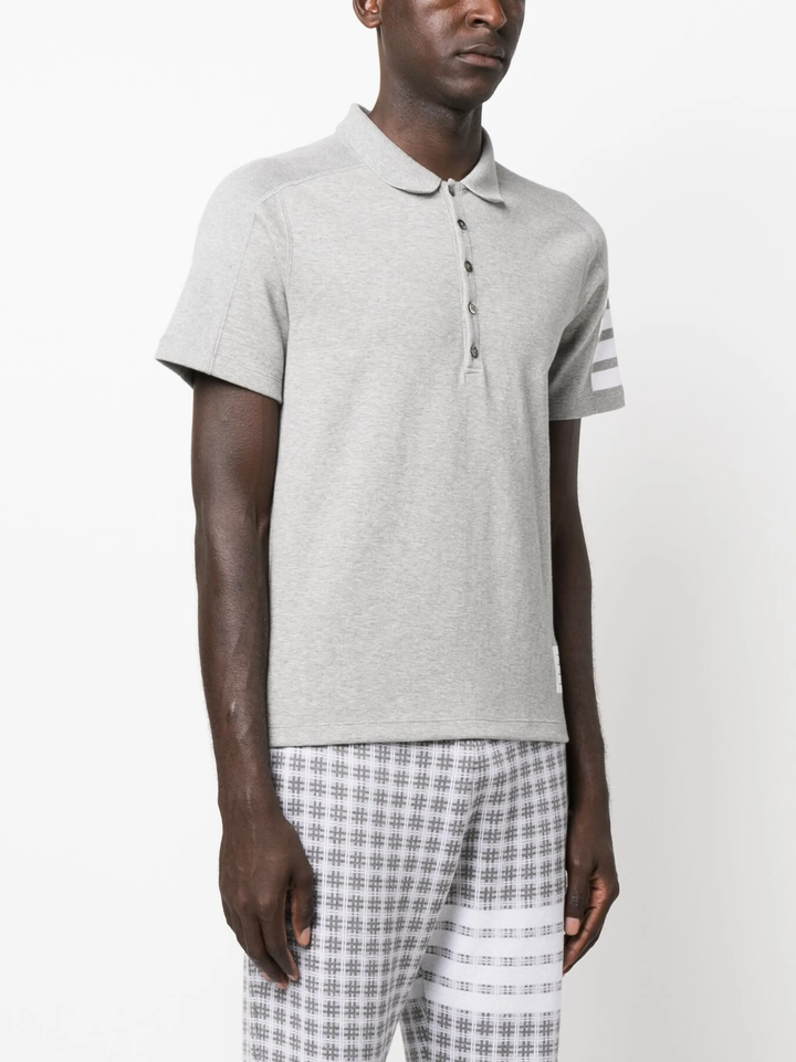 Cotton 4-Bar Short Sleeve Polo