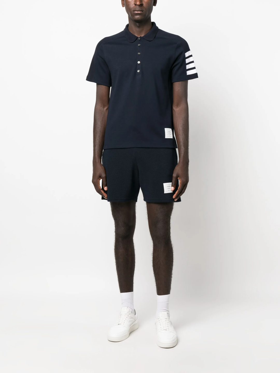 Cotton 4-Bar Short Sleeve Polo