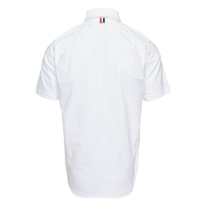 Thom Browne Straight Fit Button Down Short Sleeve Shirt – Available at Club 21, Official Retailer in Singapore, Malaysia & Thailand with Global Shipping Online