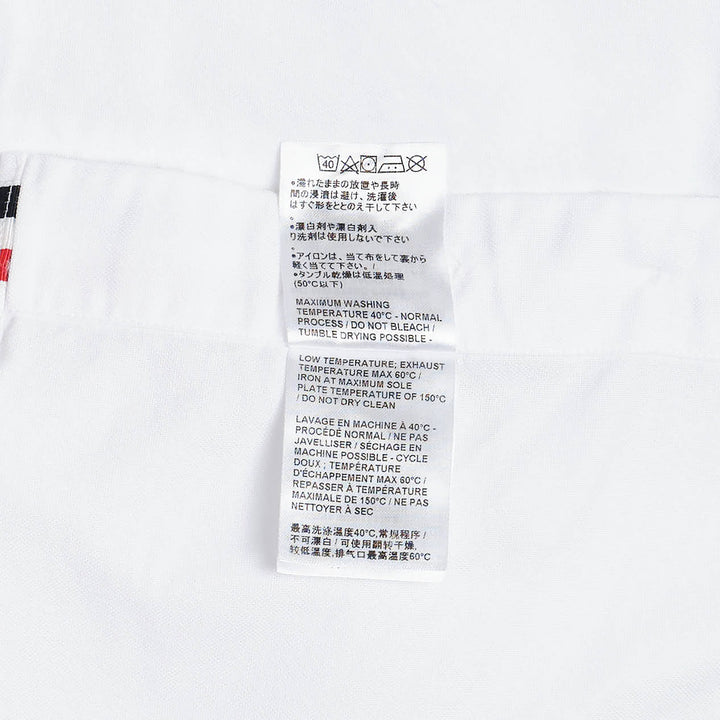 Thom Browne Straight Fit Button Down Short Sleeve Shirt – Available at Club 21, Official Retailer in Singapore, Malaysia & Thailand with Global Shipping Online