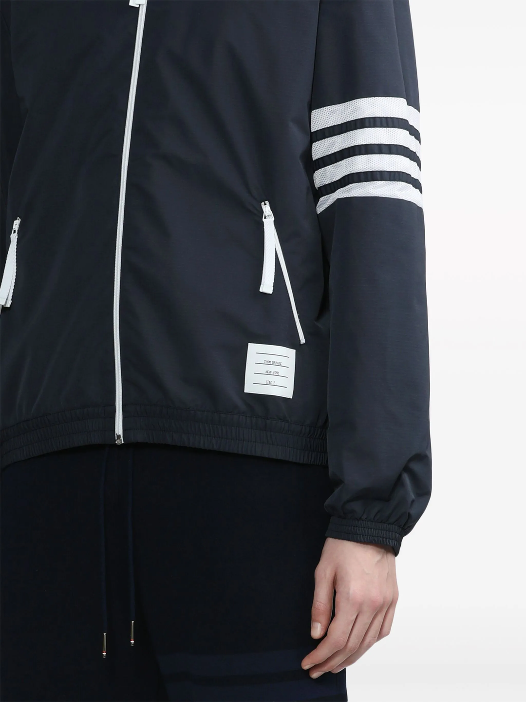 Ripstop Mesh 4-Bar Hooded Jacket Men