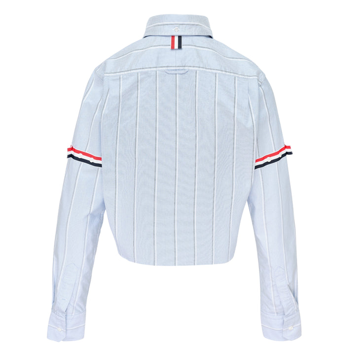 Stripe Oxford Cropped Shirt