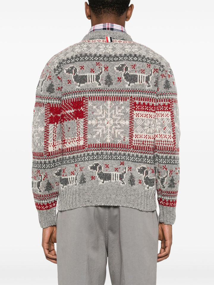 Holiday Hector Mohair Tweed Crew Neck Pullover Men