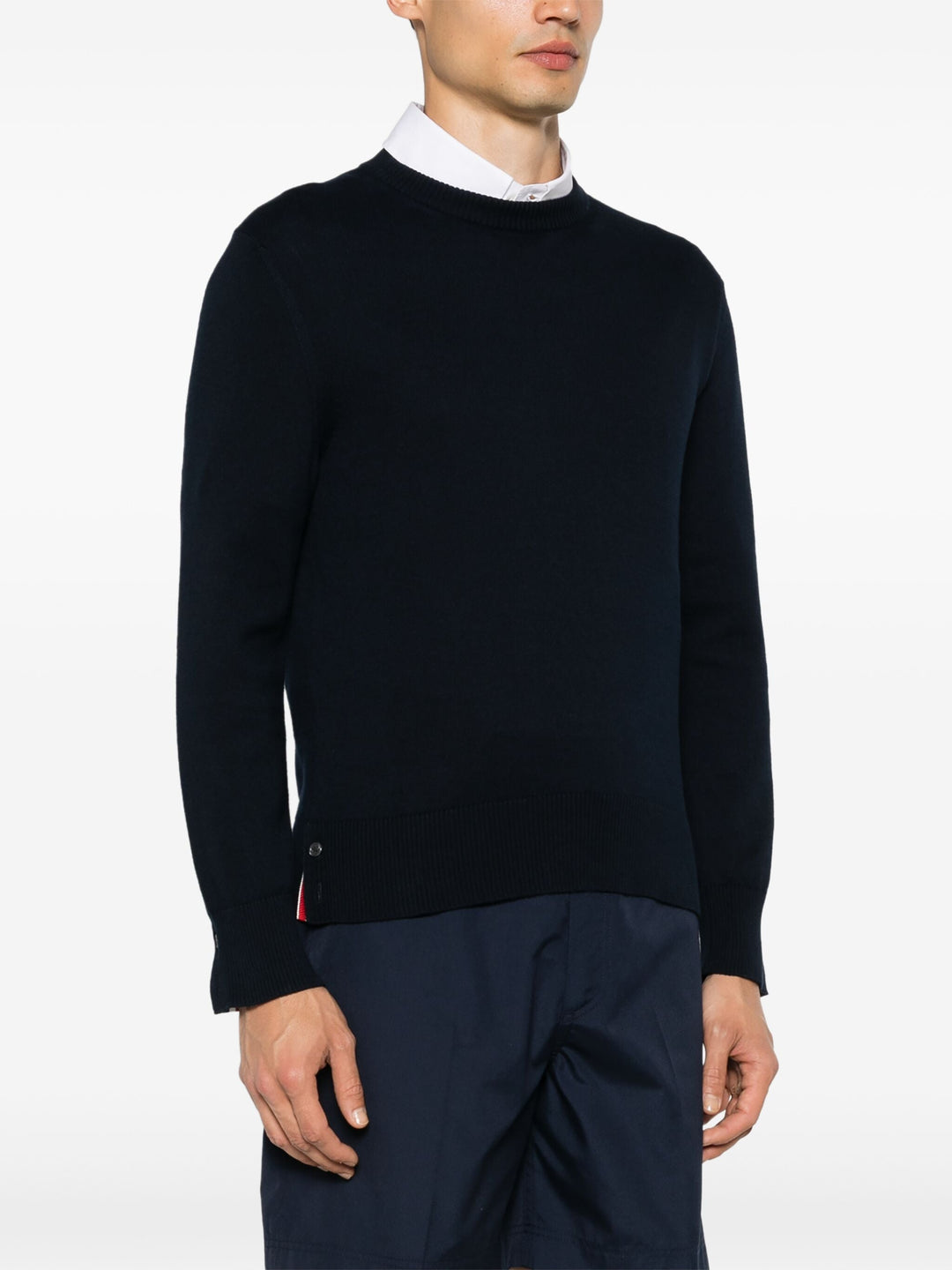 Cotton 4-Bar Pullover Men