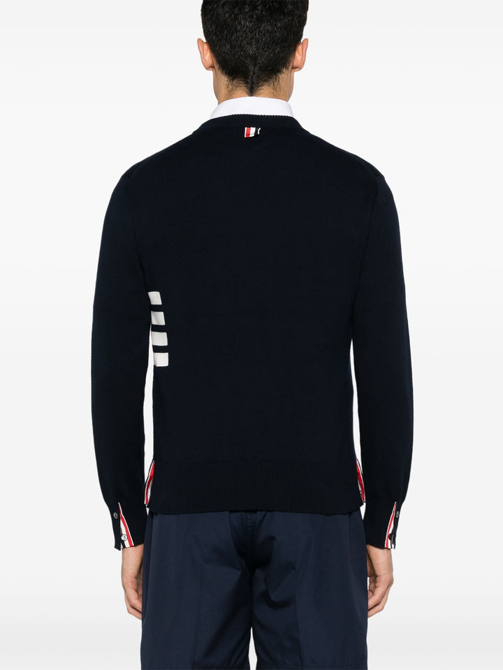 Cotton 4-Bar Pullover Men