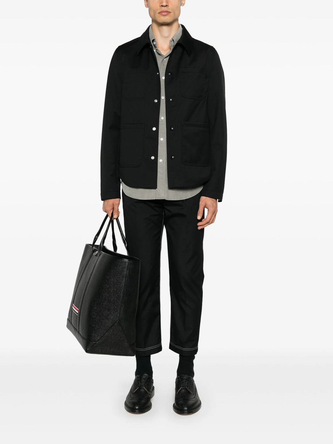 Wool Twill Utility Jacket