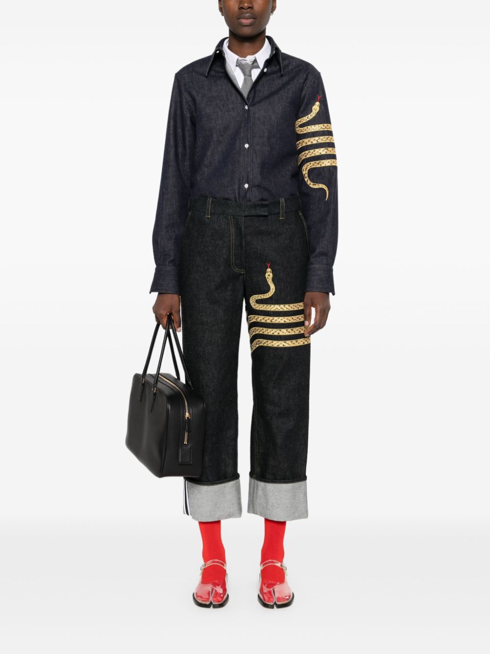 Lunar New Year Easy Fit Denim Shirt