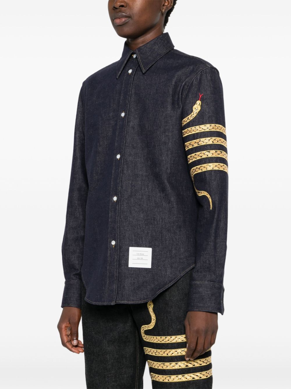 Lunar New Year Easy Fit Denim Shirt