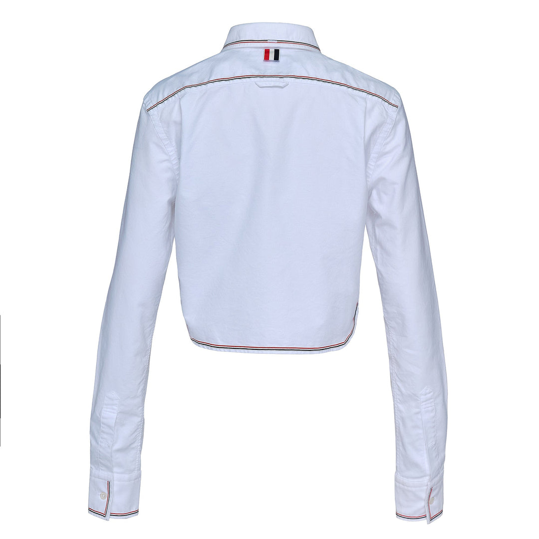 Long Sleeve Classic Cropped Top Women