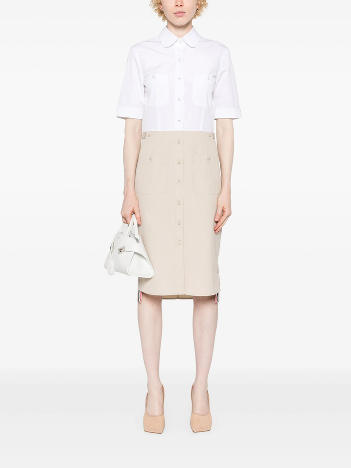 Thigh Length Patch Pocket Dress