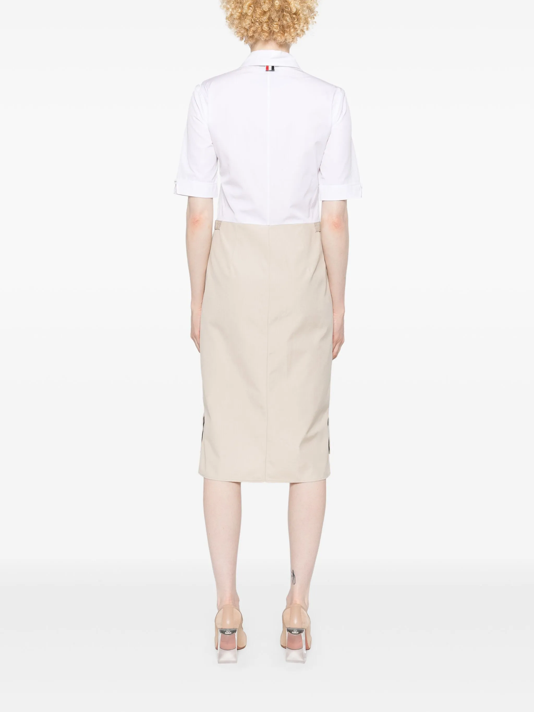 Thigh Length Patch Pocket Dress