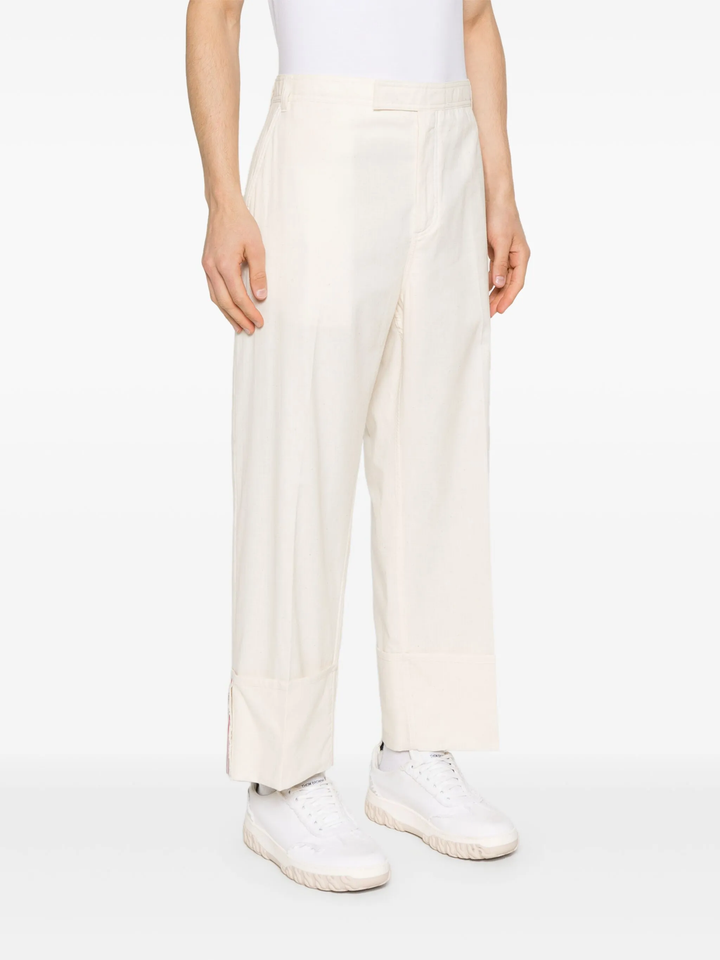 Unconstructed Straight Leg Pants