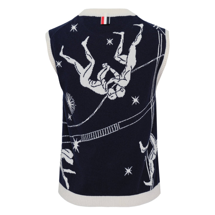 Olympic Constellation Jersey Knit Top Women